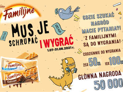 Loteria Familijne Mus je schrupać i wygrać